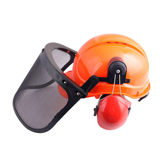 Helmete me kufje dhe rrjete