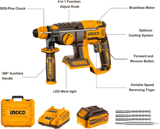 Matrapik SDS-Plus me bateri INGCO