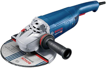 Bosch angle grinder on a white background